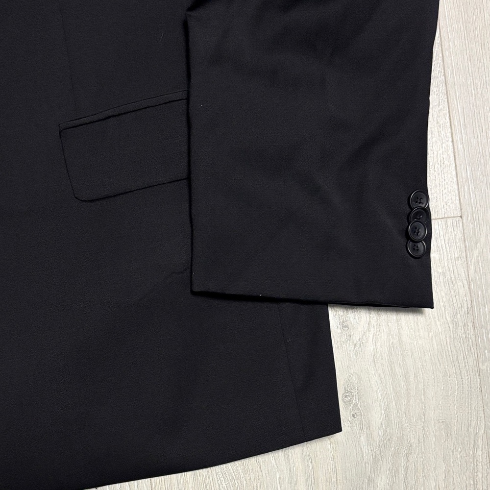 🔥BUNDLESALE Men’s 46S Kenneth Cole Awearness Slim Fit Elegant Wool Black Blazer - Picture 2 of 10